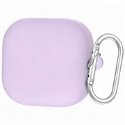 Samsung Galaxy Buds 4/Buds 4 Pro Silicone Case with Carabiner - Purple