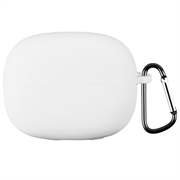 Xiaomi Redmi Buds 8 Pro Silicone Case with Carabiner - White