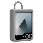 Samsung Galaxy Z Flip6 Silicone Cover with Ring EF-PF741TJEGWW - Grey