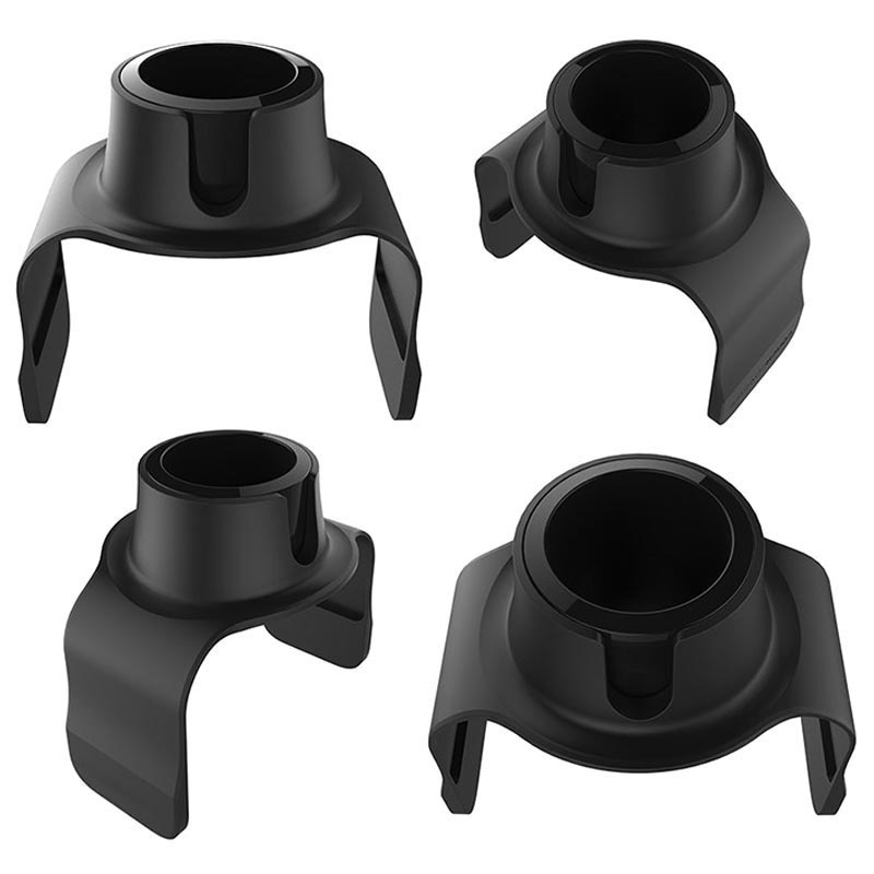 Silicone Cup Holder for Sofa Armrest Mount Black