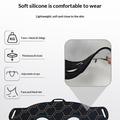 Silicone Facial Beauty Device / LED Light Therapy Face and Neck Mask - Black