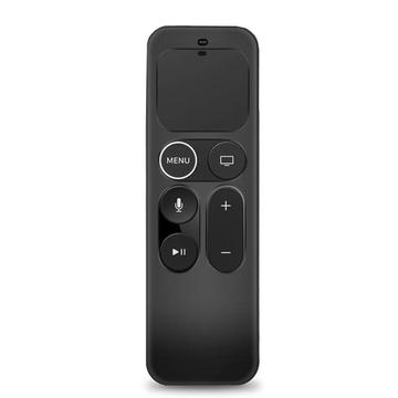Silicone Protective Cover for Apple TV 4K 4th/5th Gen Remote - Black