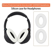 Silicone Protective Earpad Covers for Sony WH-1000XM3/WH-1000XM4 On-Ear Headphones - White