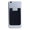 Silicone Stick-On Card Holder for Smartphones - Black