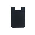 Silicone Stick-On Card Holder for Smartphones - Black