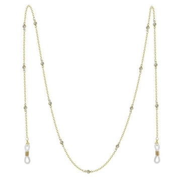 Simple Eyeglass Chain Strap - Gold