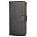 Sony Xperia XZ, Xperia XZs Slim Wallet Leather Case - Black