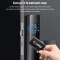Smart Electronic Door Lock with Fingerprint, Password, IC Card and Tuya App Control - 18cm Lock Body