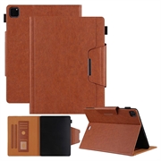 iPad Air 13 2024/2025/2026/iPad Pro 12.9 2018/2020/2021/2022 Smart Folio Case - Brown