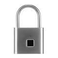 Smart Padlock with Fingerprint Lock - Silver