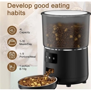 Smart WiFi Automatic Food Dispenser for Dogs and Cats - 4l - White