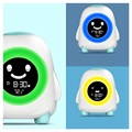 Smile Kids Alarm Clock with Colorful Night Light - Blue