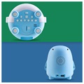 Smile Kids Alarm Clock with Colorful Night Light - Blue