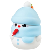 Snowman Design Automatic Foam Soap Dispenser 280ml - Blue