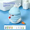 Snowman Design Automatic Foam Soap Dispenser 280ml - Blue