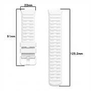 Huawei Watch Fit 4/5/Fit 5 Pro Soft Silicone Strap - White
