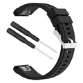 Garmin Fenix 5X/Fenix 3 HR/Quatix 3/D2 Soft Silicone Strap - Black