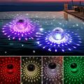 Solar Floating Pool Globe Light with 7 Colorful Light - IP65, 11cm Size
