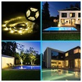 Solar LED Strip Light with 2 Working Modes - 3m - Colorful