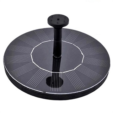 Solar Powered Floating Fountain Pump - Black