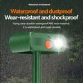 Solar Ultrasonic Animal Repeller with Motion Sensor - Army Green