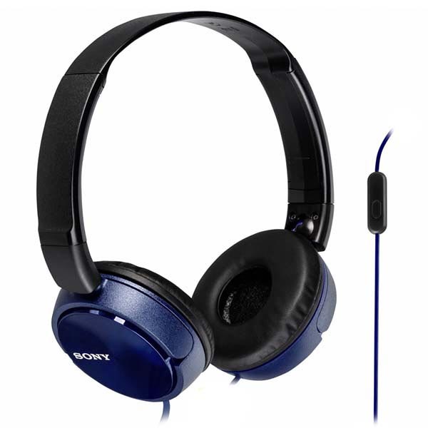 sony mdr zx310ap stereo headset blue sony mdr zx310ap stereo headset blue