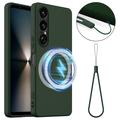 Sony Xperia 1 VII Liquid Silicone Case - MagSafe Compatible - Dark Green