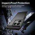 Sony Xperia 1 VIII Brushed TPU Case - Carbon Fiber - Black