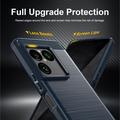 Sony Xperia 1 VIII Brushed TPU Case - Carbon Fiber - Blue