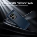 Sony Xperia 1 VIII Brushed TPU Case - Carbon Fiber - Blue