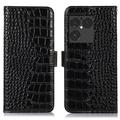 Sony Xperia 1 VIII Crocodile Series Wallet Leather Case with RFID