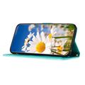 Sony Xperia 1 VIII Floral Wallet Case with Card Slots - Green