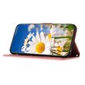 Sony Xperia 1 VIII Floral Wallet Case with Card Slots - Pink