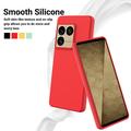 Sony Xperia 1 VIII Liquid Silicone Case with Hand Strap - Red