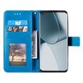 Sony Xperia 1 VIII Mandala Wallet Case with Wrist Strap - Blue