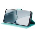 Sony Xperia 1 VIII Mandala Wallet Case with Wrist Strap - Mint Green