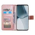 Sony Xperia 1 VIII Mandala Wallet Case with Wrist Strap - Pink