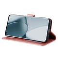 Sony Xperia 1 VIII Mandala Wallet Case with Wrist Strap - Pink