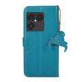 Sony Xperia 1 VIII Wallet Leather Case with RFID - Blue