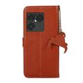 Sony Xperia 1 VIII Wallet Leather Case with RFID - Brown