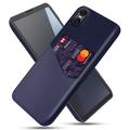 Sony Xperia 10 VII KSQ Case with Card Pocket - Blue