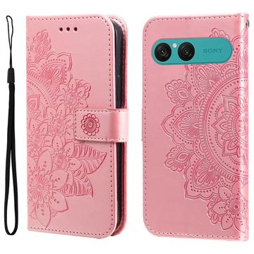 Sony Xperia 10 VII Mandala Series Wallet Case - Pink
