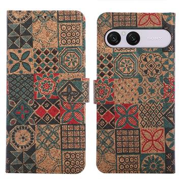 Sony Xperia 10 VIII Bohemian Wallet Case - Petals