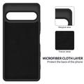 Sony Xperia 10 VIII Liquid Silicone Case with Hand Strap - Black
