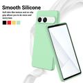 Sony Xperia 10 VIII Liquid Silicone Case with Hand Strap - Green
