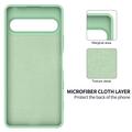 Sony Xperia 10 VIII Liquid Silicone Case with Hand Strap - Green