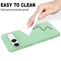 Sony Xperia 10 VIII Liquid Silicone Case with Hand Strap - Green