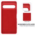 Sony Xperia 10 VIII Liquid Silicone Case with Hand Strap - Red