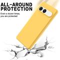 Sony Xperia 10 VIII Liquid Silicone Case with Hand Strap - Yellow