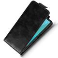 Sony Xperia 10 VIII Vertical Flip Case with Stand - Black
